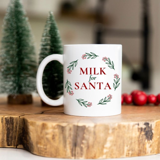 Taza De Café Leche festiva para hongo navideño de los Navidades (Subido por el creador)