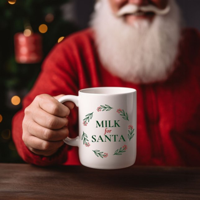 Taza De Café Leche festiva para hongo navideño de los Navidades (Subido por el creador)