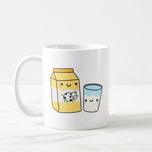 Taza De Café Leche Kawaii (Izquierda)