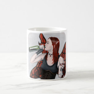 Taza De Café Leche mágica beber vino Fantasía Art Coffee Mug