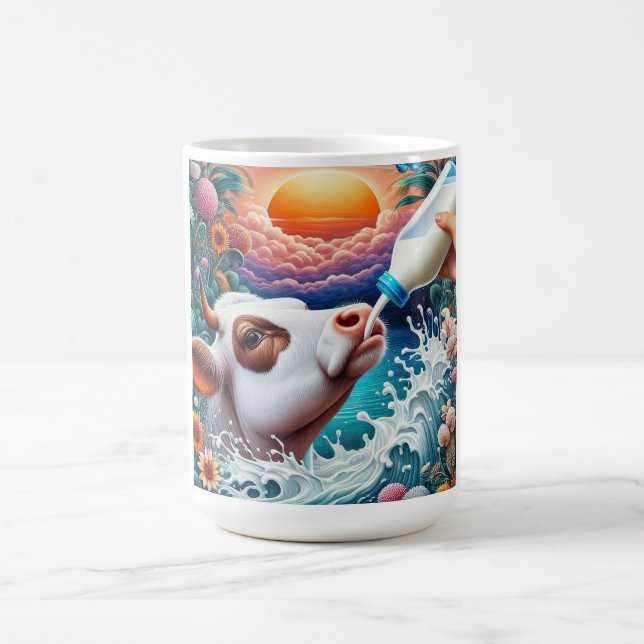 Taza De Café Leche para beber vaca (Centro)