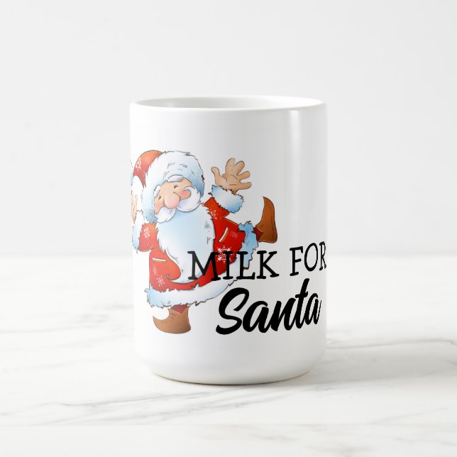 Taza De Café Leche Para Santa (Centro)