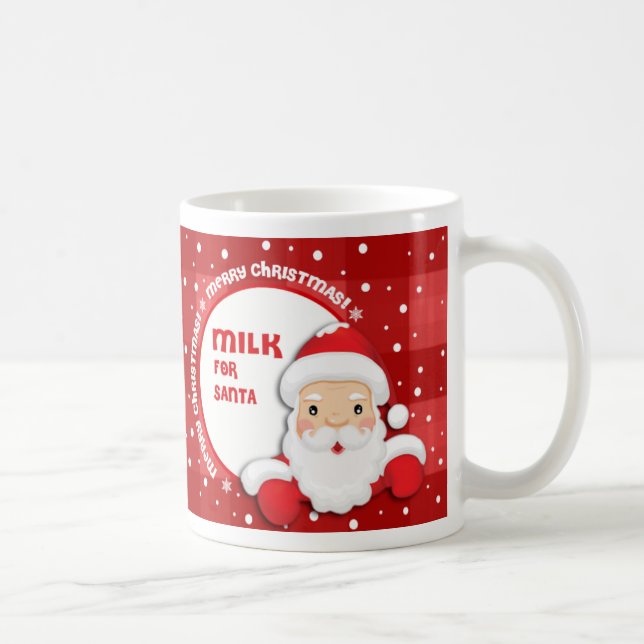 Taza De Café Leche para Santa Claus. Regalo de navidades (Derecha)