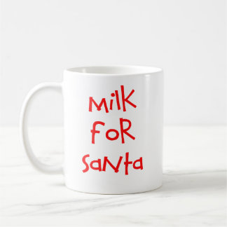 Taza De Café Leche para Santa Mug