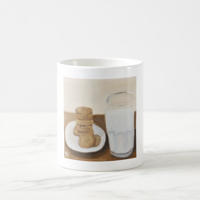 Taza De Café Leche y cookies (Centro)