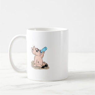Taza De Café Lechón Personalizado Diseño Café Mug