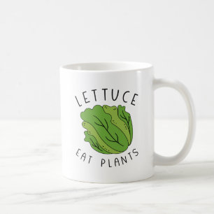Taza De Café Lechuga Come Plantas