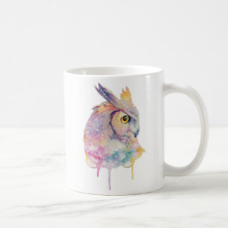 Taza De Café Lechuza acuarela