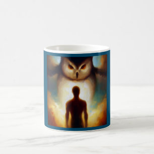 Taza De Café Lechuza animal espirituosa 1