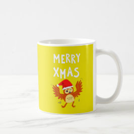 Taza De Café Lechuza bailarina de navidad - Lechuza festiva