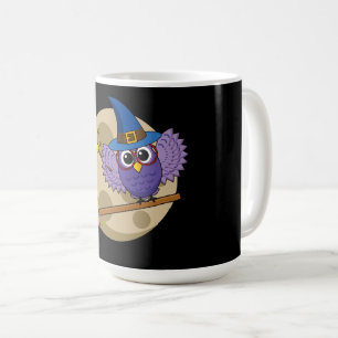 Taza De Café Lechuza búho personalizado volando en la sala