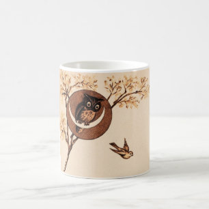 Taza De Café Lechuza cosechada en la luna