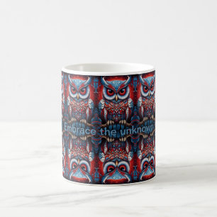 Taza De Café Lechuza cósmica de la sabiduría