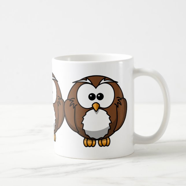 Taza De Café Lechuza Cuta (Derecha)