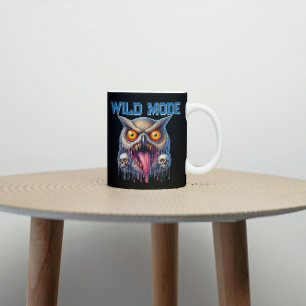 Taza De Café Lechuza de fantasía de horror