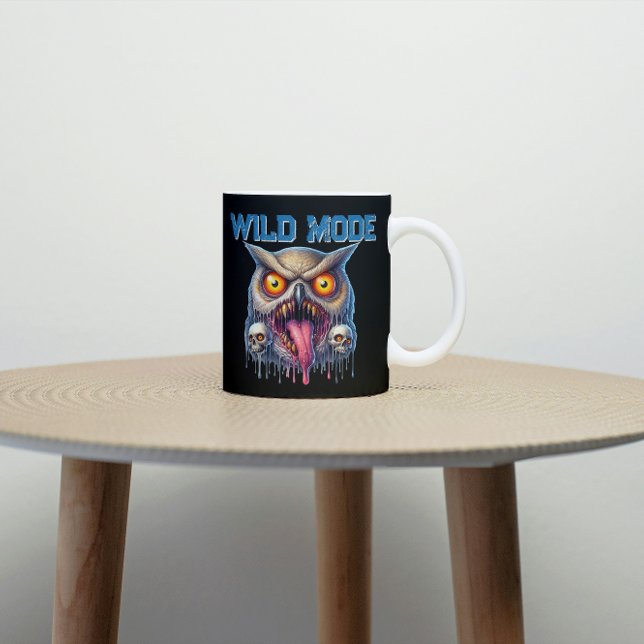 Taza De Café Lechuza de fantasía de horror (Subido por el creador)