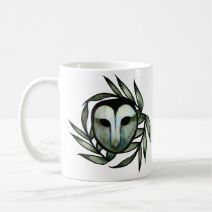 Taza De Café Lechuza de granero verde