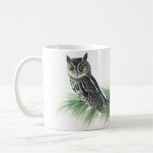Taza De Café Lechuza de Grito Oriental por Audubon