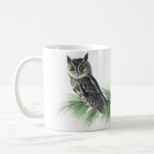Taza De Café Lechuza de Grito Oriental por Audubon (Izquierda)
