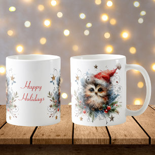 Taza De Café Lechuza de Navidades caprichosos