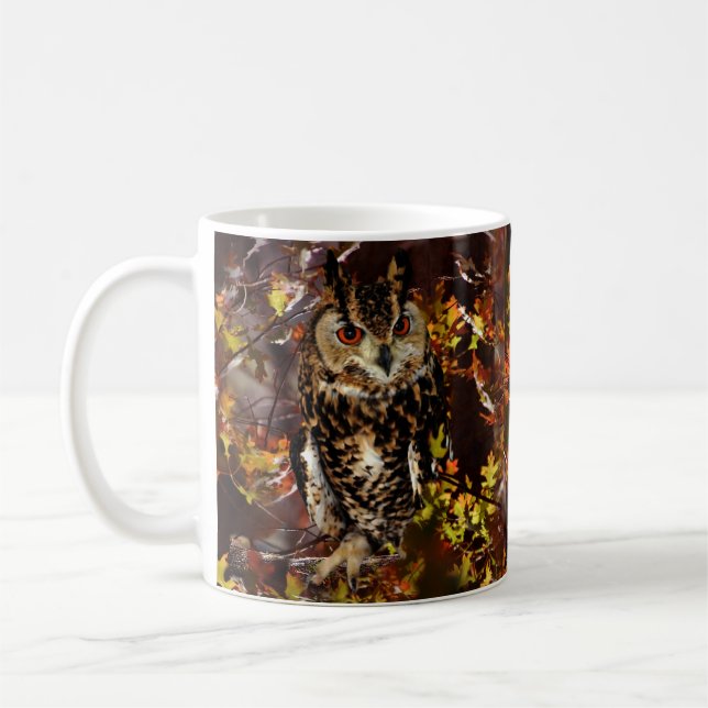 Taza De Café Lechuza en otoño (Izquierda)