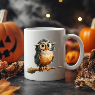 Taza De Café Lechuza Halloween