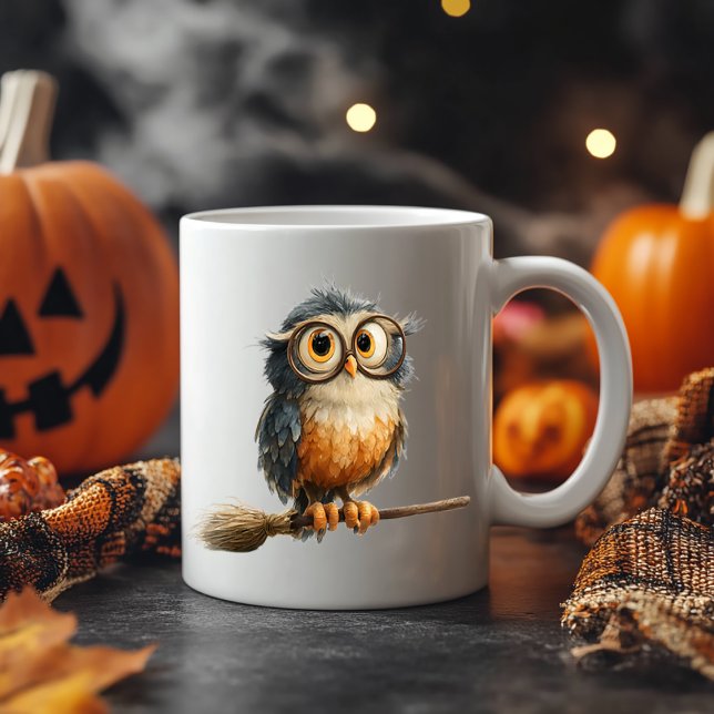 Taza De Café Lechuza Halloween (Subido por el creador)