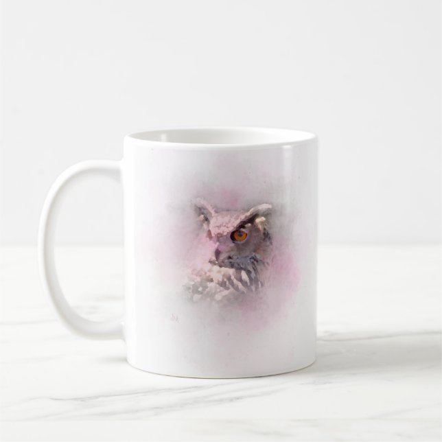 Taza De Café Lechuza Horn Wildlife Coffee Mug (Izquierda)