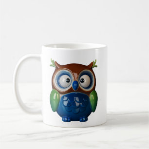 Taza De Café Lechuza Personalizado Adorable