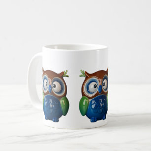 Taza De Café Lechuza Personalizado Cute