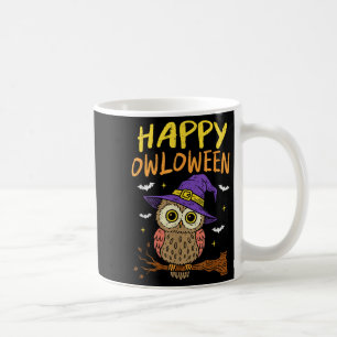 Taza De Café Lechuza Soky Happy Owloween Witch Funny Halloween