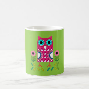 Taza De Café Lechuzas de amor - Coleccionista de búho - Arte fo