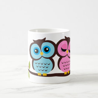 Taza De Café Lechuzas Encantadoras