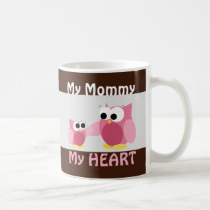 Taza De Café Lechuzas - Mi mamá, mi corazón - Mug del Día de