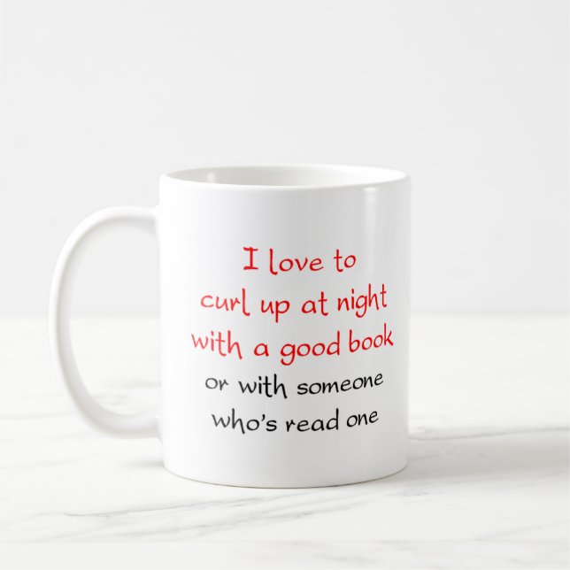 Taza De Café lector de libros (Izquierda)