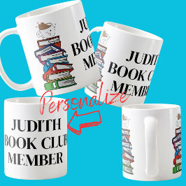 Taza De Café Lector de libros del club de lectura del club de l