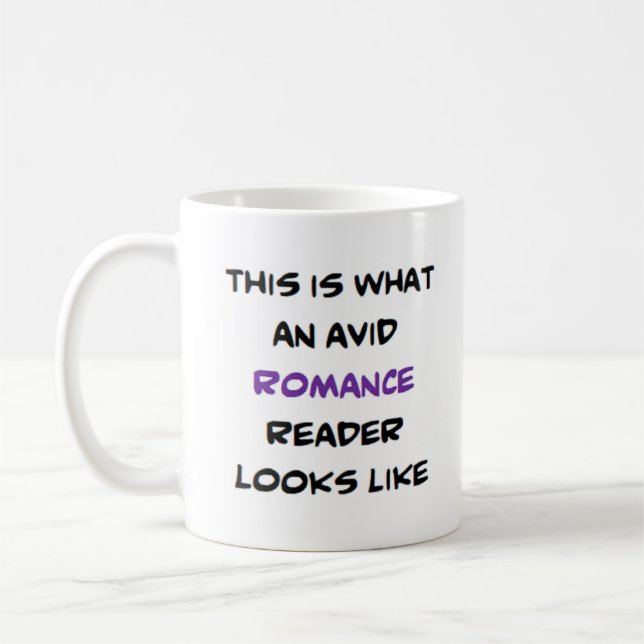 Taza De Café lector de romance, ávido (Izquierda)