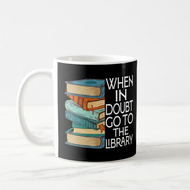 Taza De Café Lectores de libros bibliotecarios de libros para l (Izquierda)