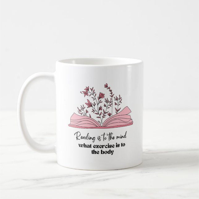 TAZA DE CAFÉ LECTURA DE LIBROS (Izquierda)