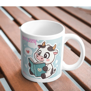 Taza De Café Lectura de Moo-ments
