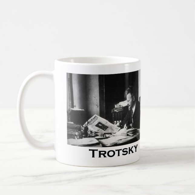 Taza De Café Lectura de Trotsky "el militantes " (Izquierda)