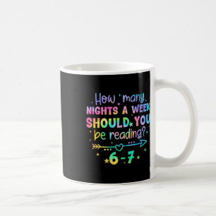 Taza De Café Lectura Divertida 67 Profesor Seis Siete Lectura 6