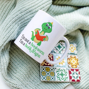Taza De Café Lectura divertida de libros - Gusano de libros