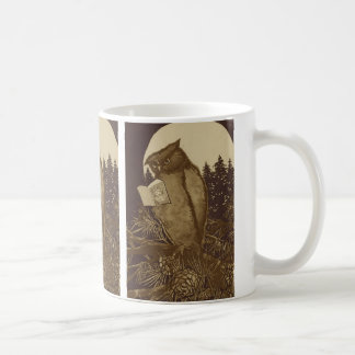 Taza De Café Lecturas de búho por Moonlight