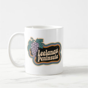 Taza De Café Leelanau 70 Retro Michigan Café vintage Mug