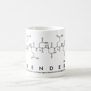 Taza De Café Leendert peptide name mug