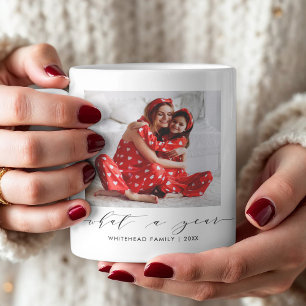 Taza De Café Leer a mano moderna qué día festivo de la foto de 