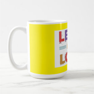 Taza De Café Leer con amor Motivacional Cita Mug