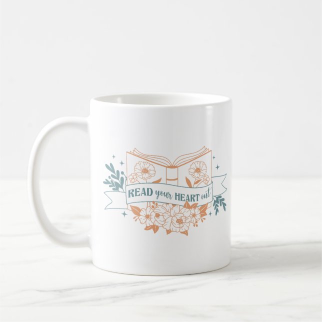 Taza De Café Leer el corazón (Izquierda)