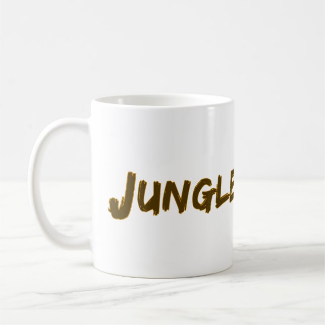 Taza De Café Leer el diseño del "maestro de la jungla" (Izquierda)